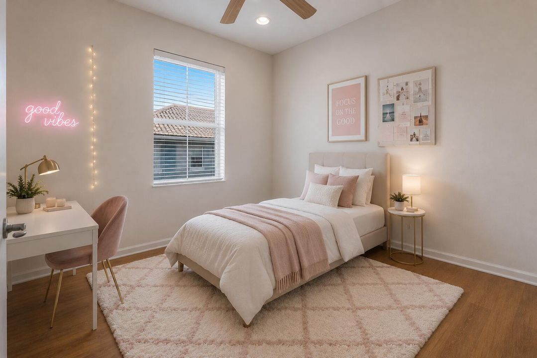 3rd bedroom Staged