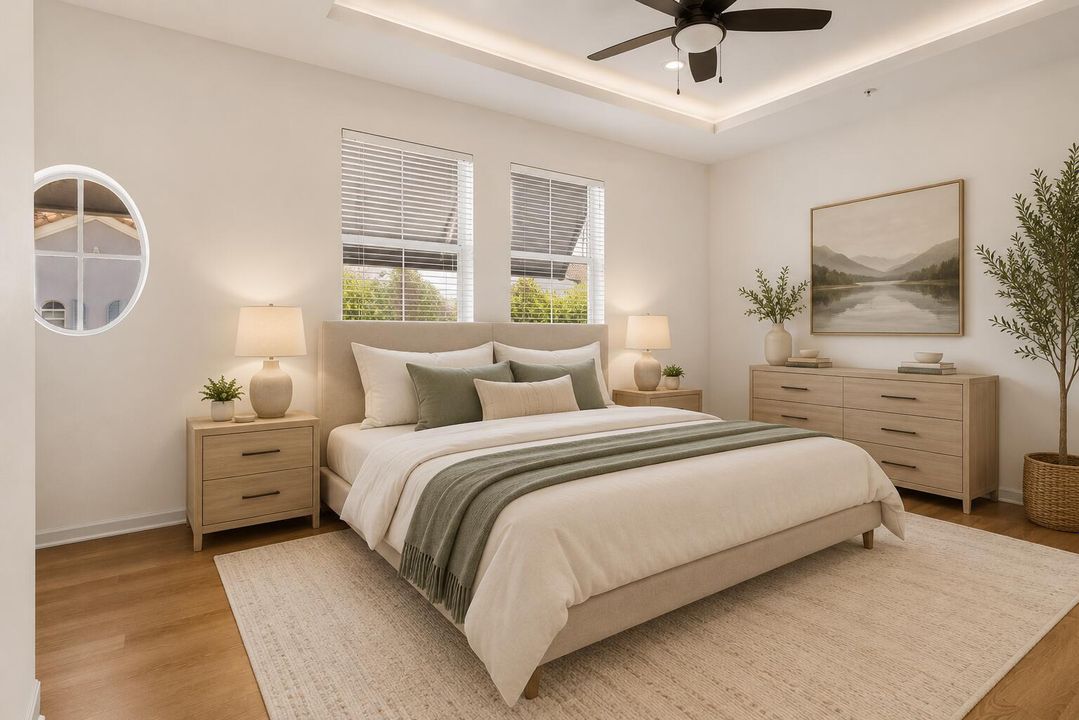 Master Suite Staged