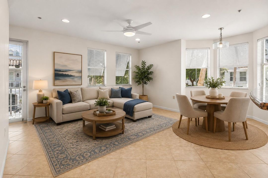 Great Room Staged
