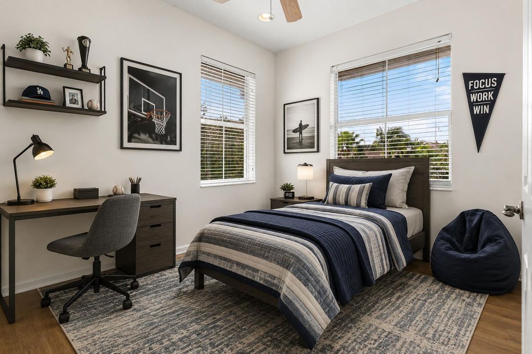 2nd bedroom Staged