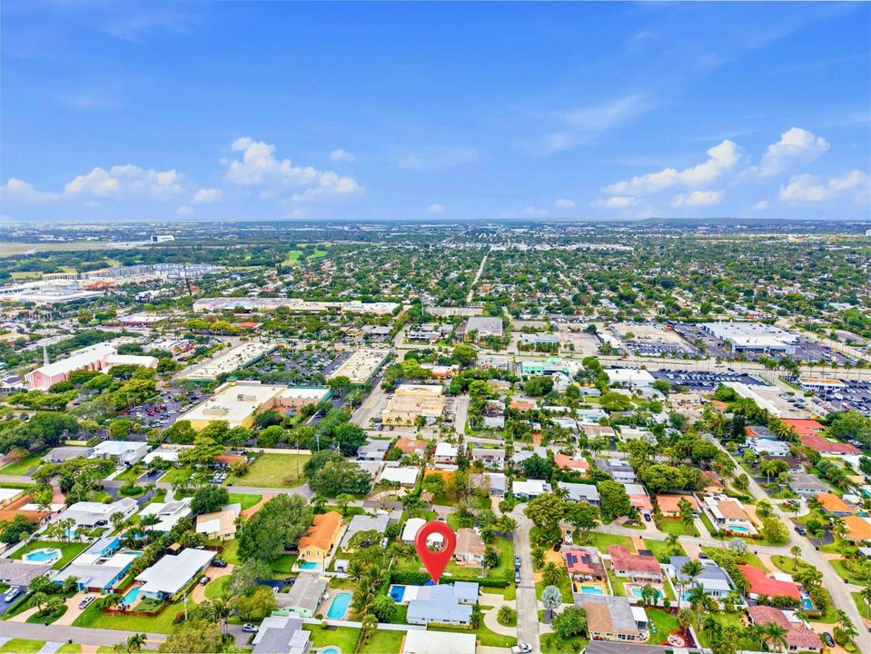 Panoramic to West