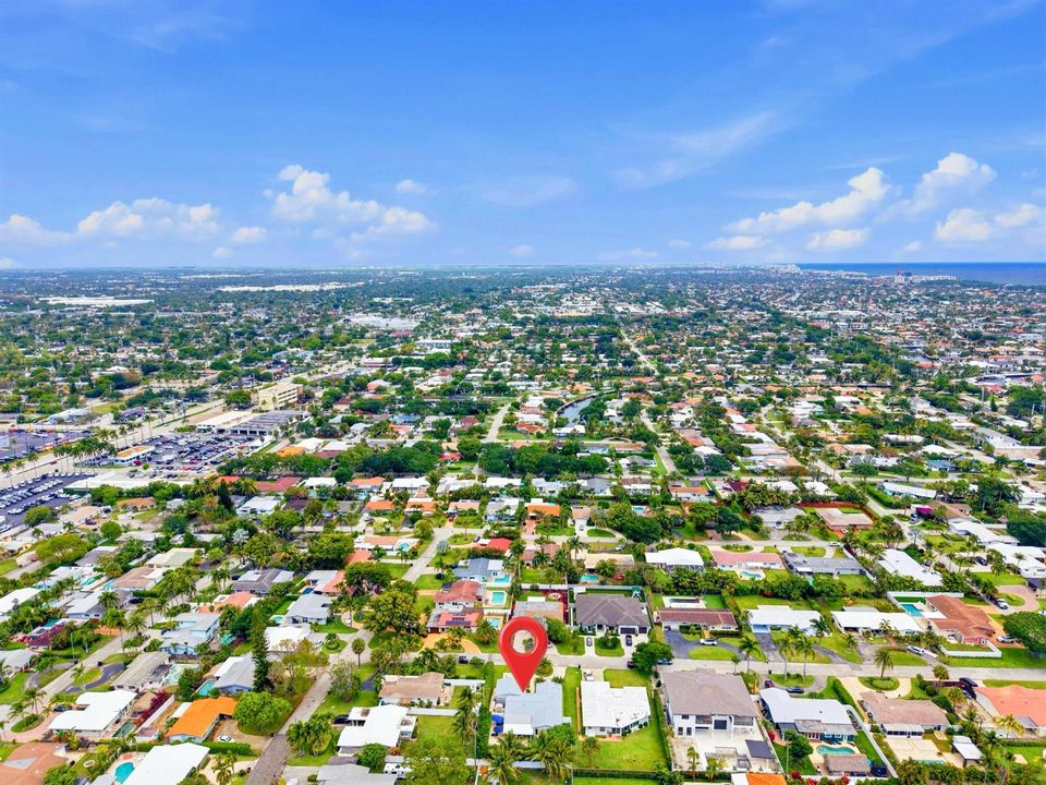 Panoramic to North
