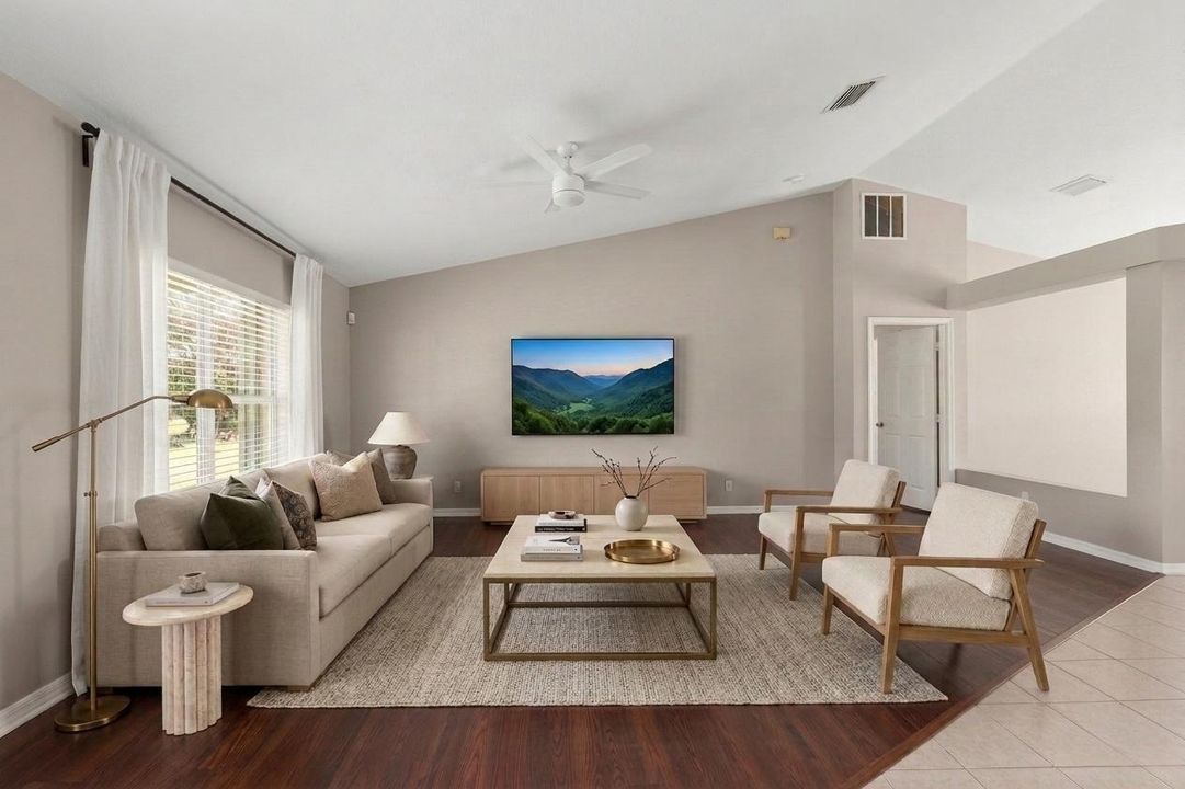 Main living room Digitally Furnished
