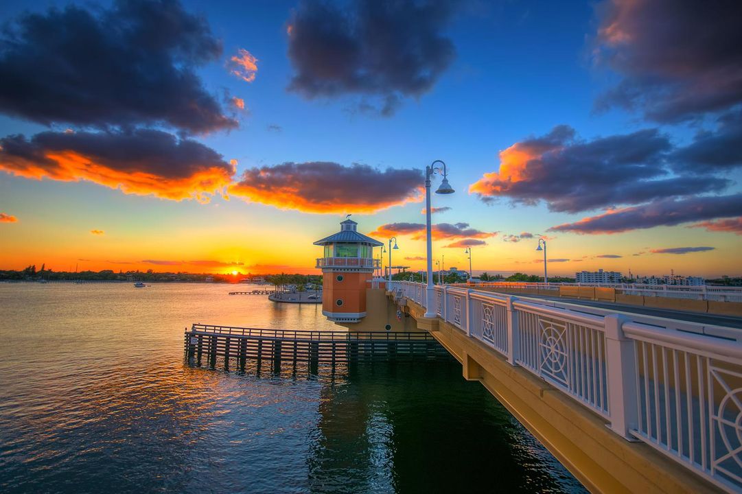 Ocean Ave Lantana Sunset