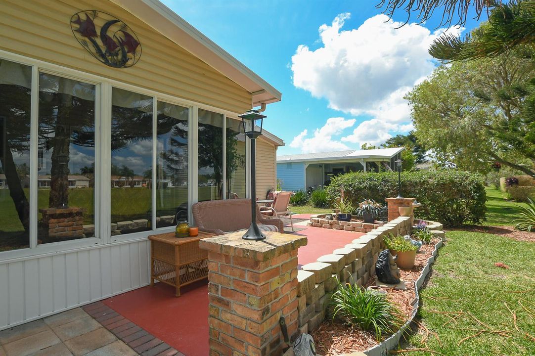 Great outdoor living area