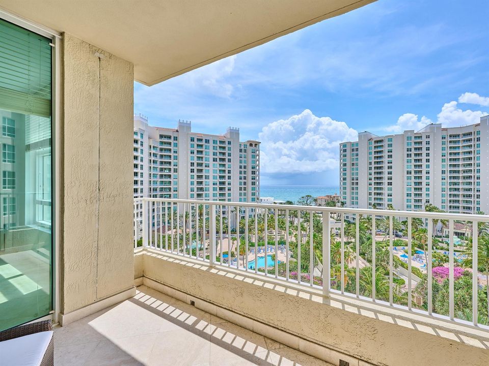 Balcony off Kitchen and Guest Bedroom