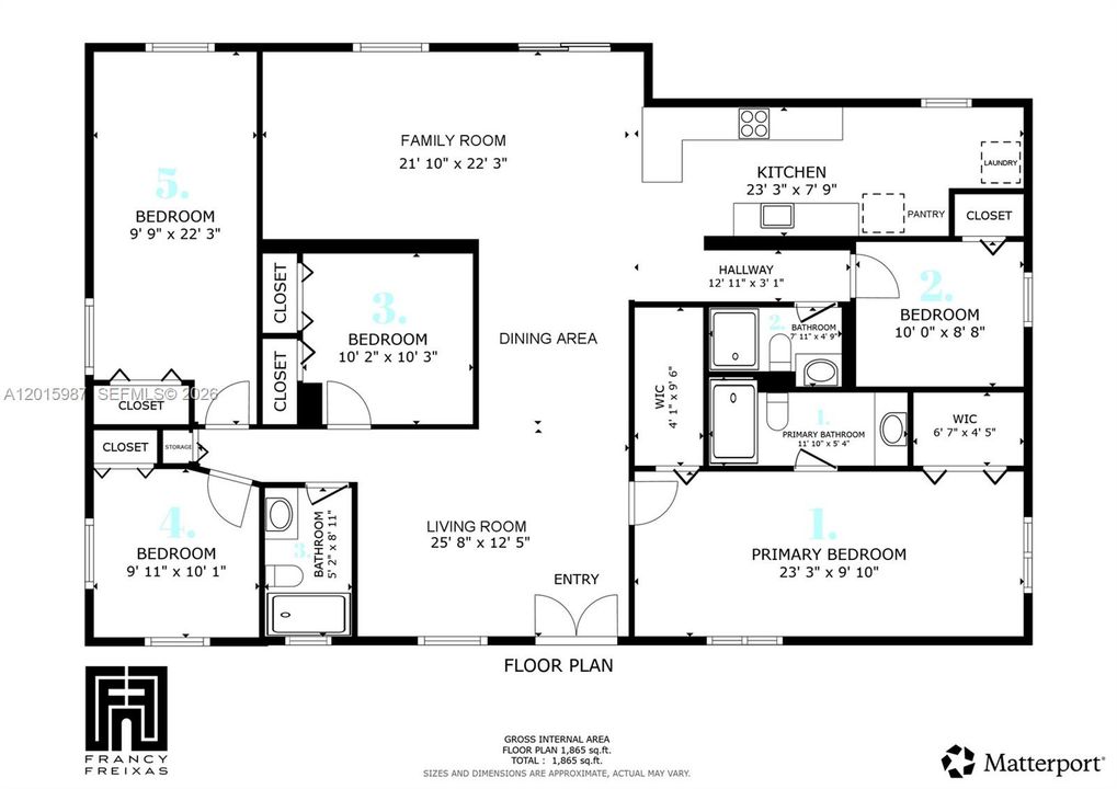 Active With Contract: $3,500 (5 beds, 3 baths, 1865 Square Feet)