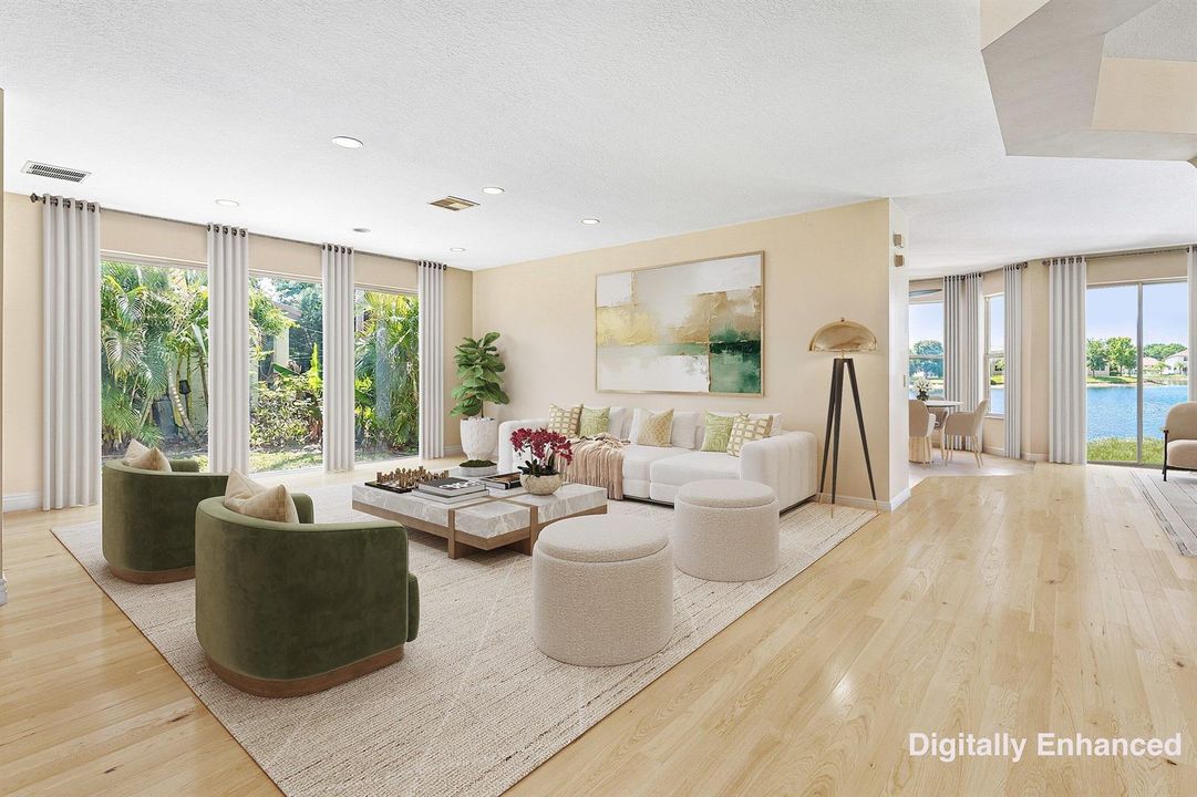 Digitally Enhanced Livibng Room