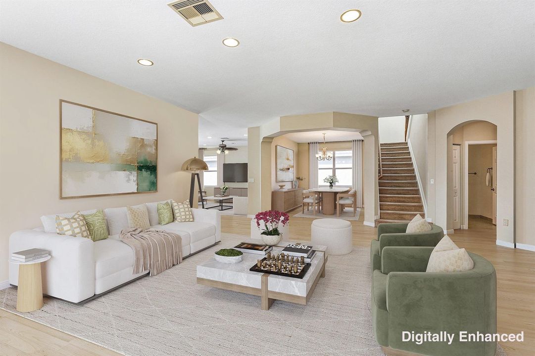 Digitally Enhanced Livibng Room