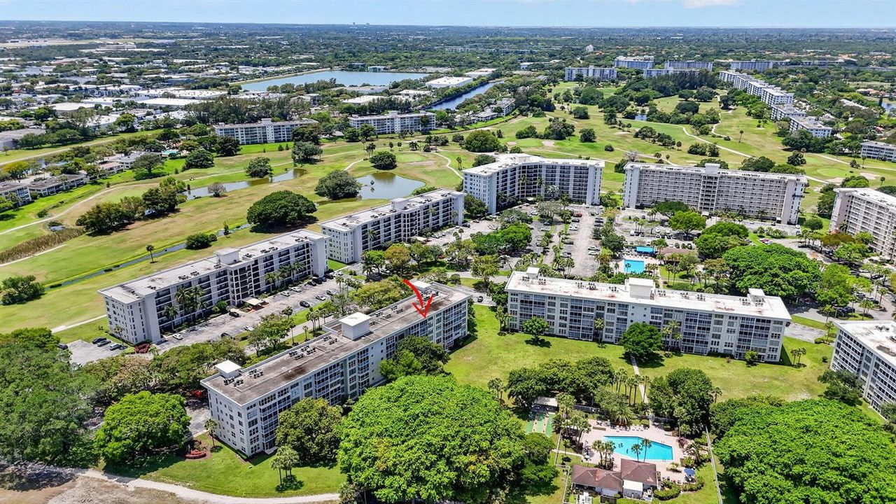 Satellite Pool Aerial