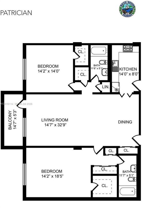 For Rent: $3,750 (2 beds, 2 baths, 1497 Square Feet)