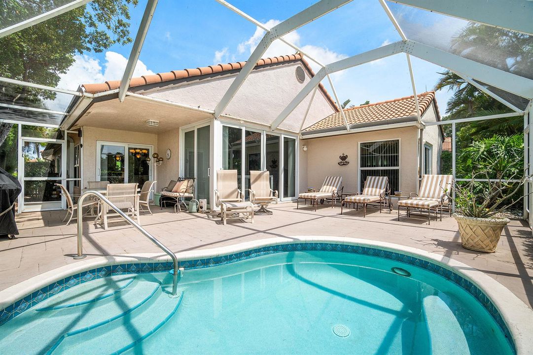 large screened lanai