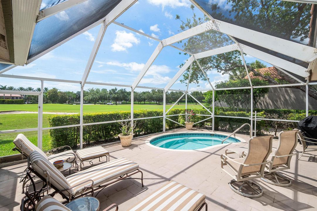 large screened lanai