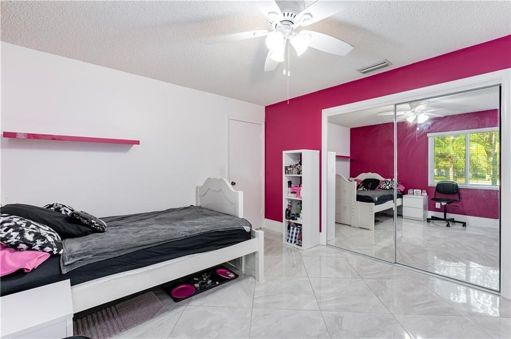 Bedroom has been repainted