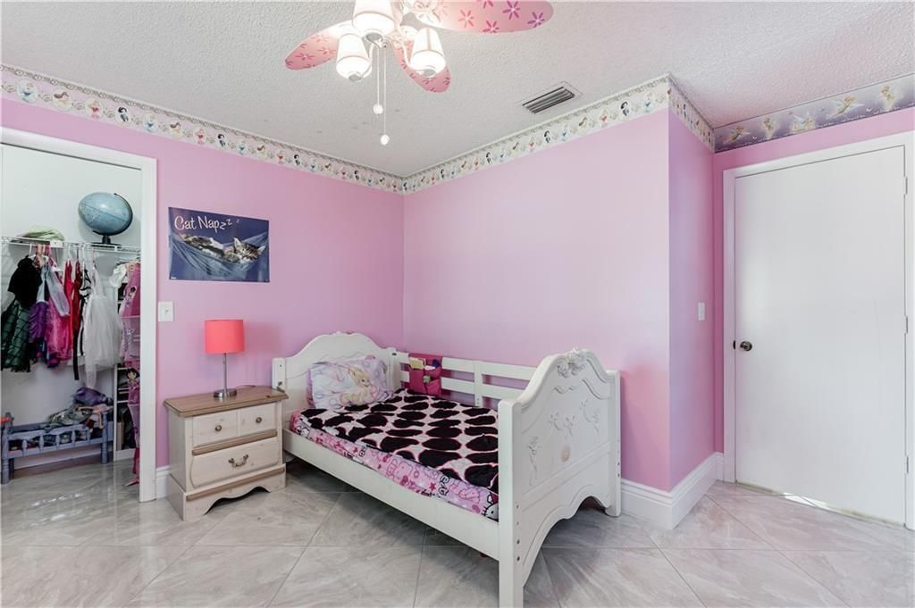 Bedroom has been repainted