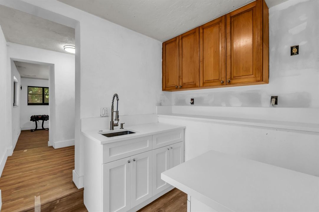 Studio apartment kitchen