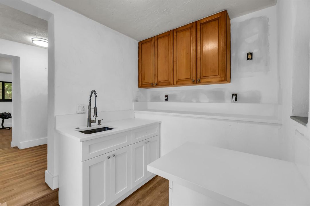 Studio apartment kitchen