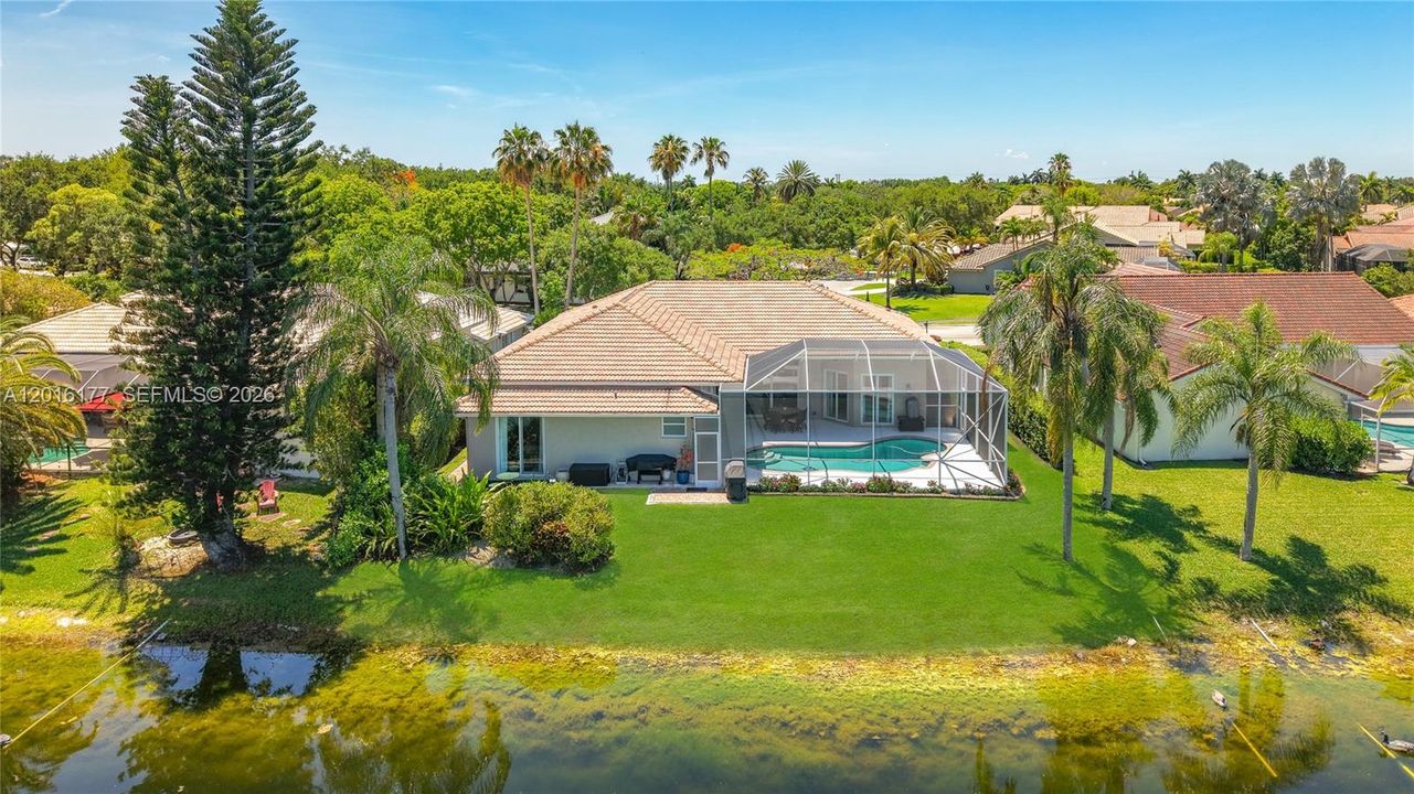 Beautifully oriented to take advantage of lake views and sunset views