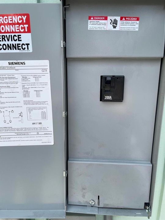 200 Amp upgrade