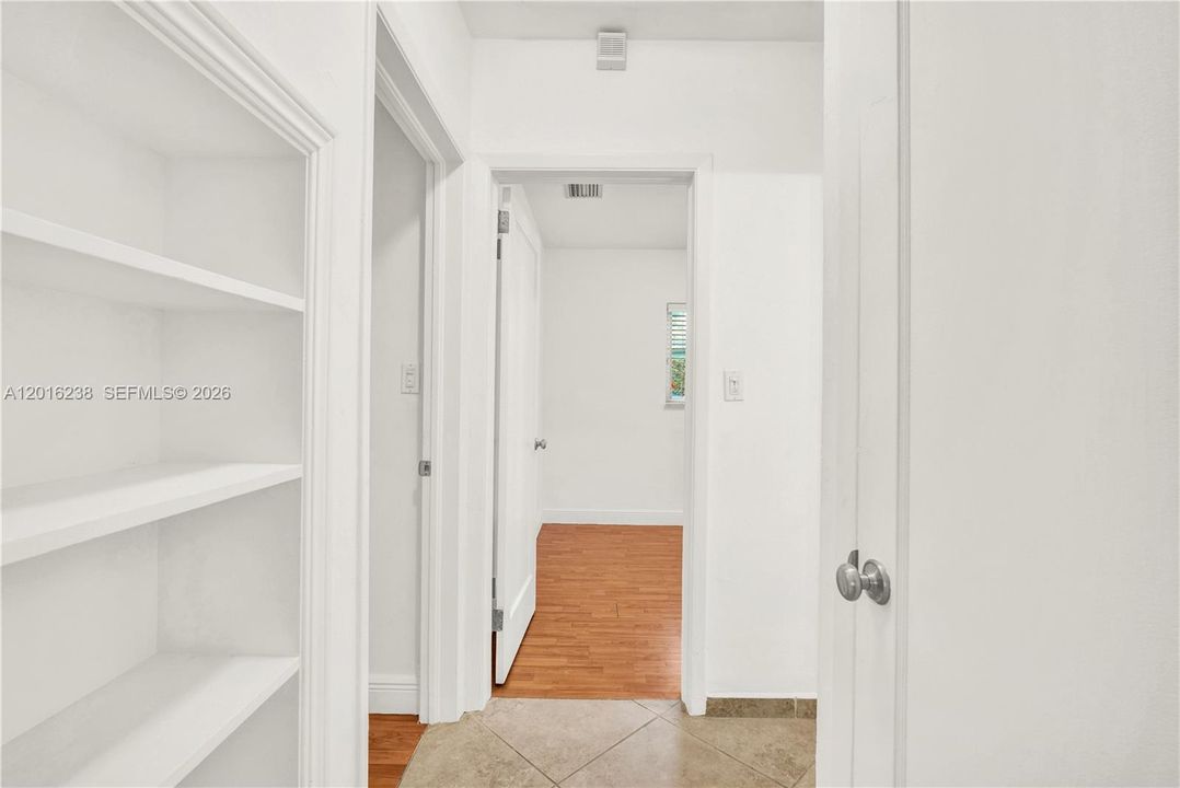 Entrance to 2nd bedroom