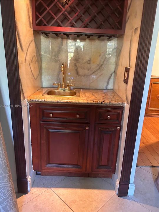 Bar in Living Room