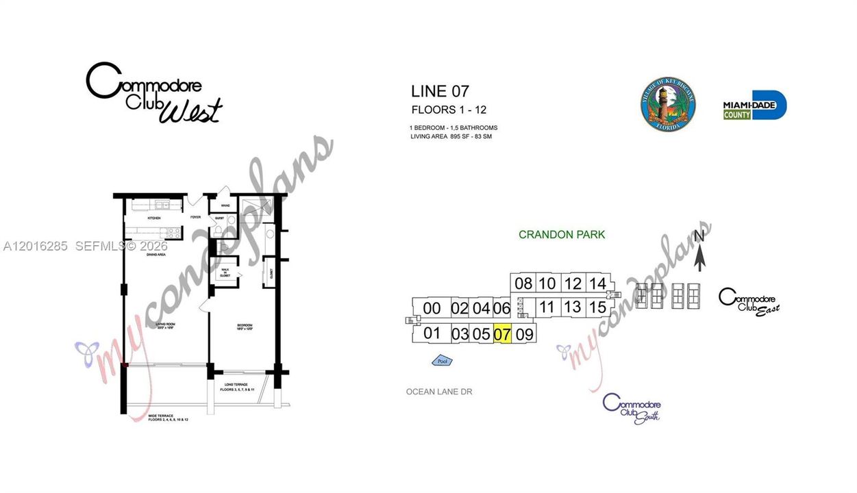 For Sale: $645,000 (1 beds, 1 baths, 895 Square Feet)