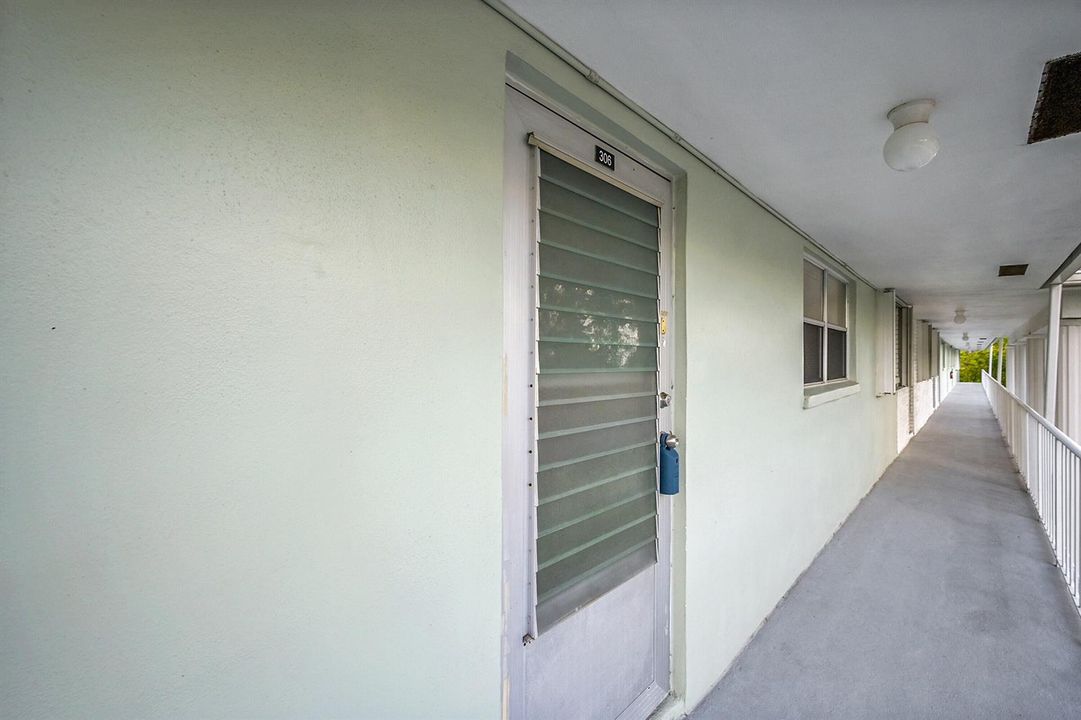 Walkway to Unit