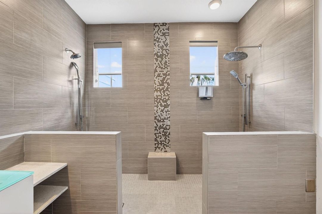 Primary Bath with Dual Shower Heads