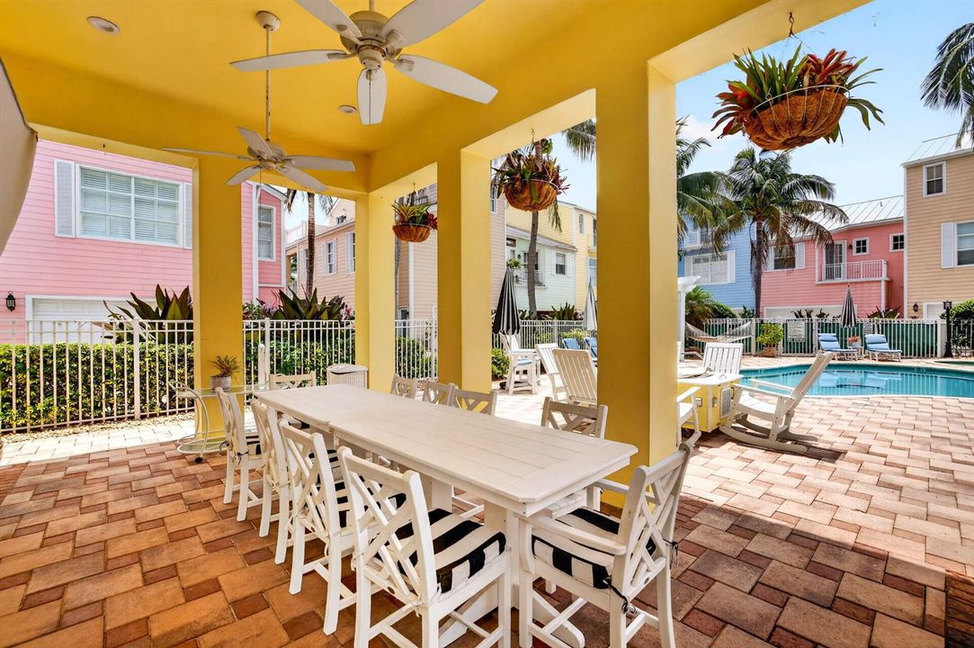 Eating Area with Outdoor TV