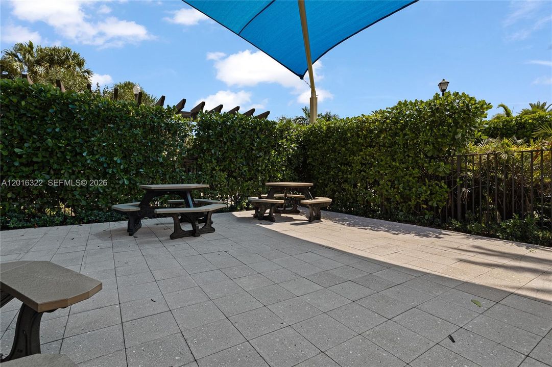 Picnic Area by Pool