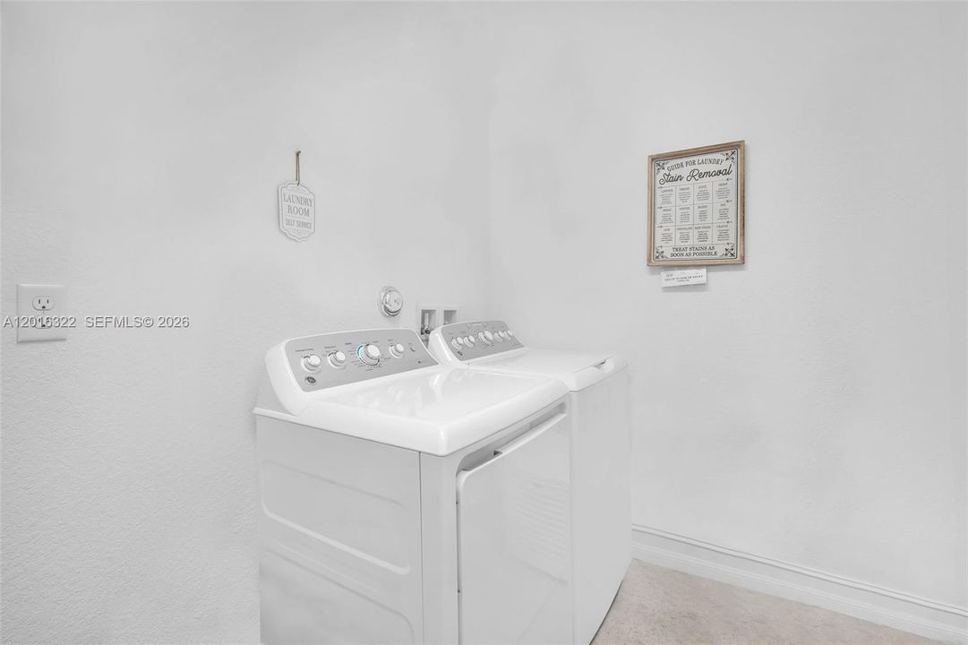 Spacious Laundry Room