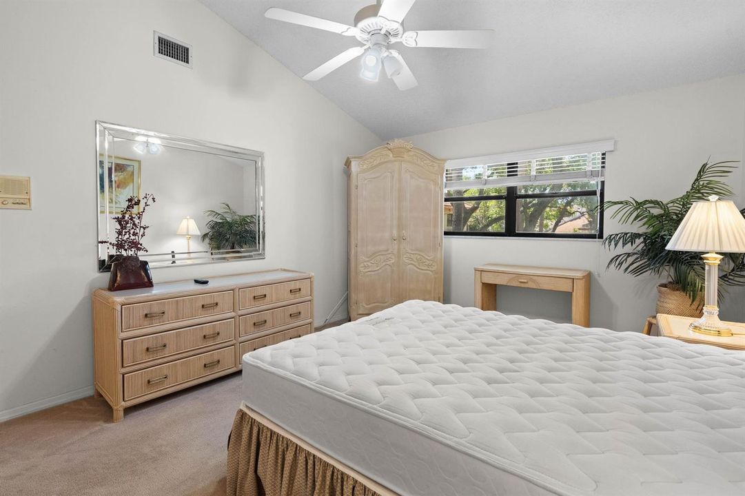 Primary Bedroom high ceilings