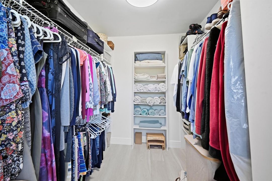Primary Walk-In Closet