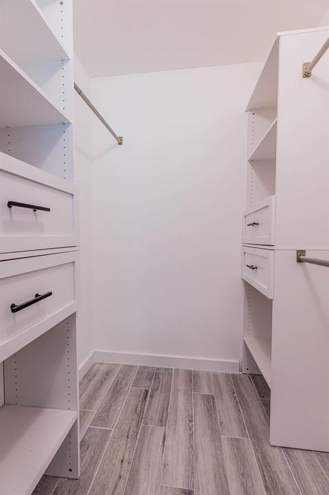 Primary closet