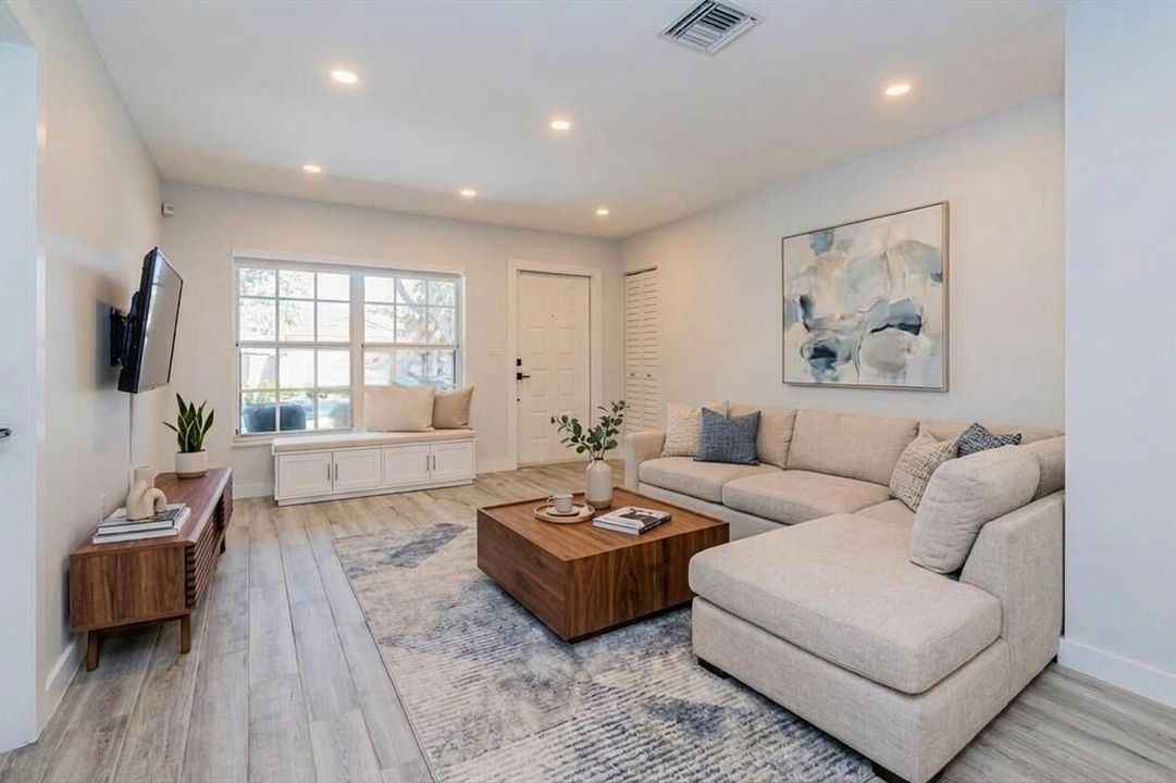 Living Room Staged with AI
