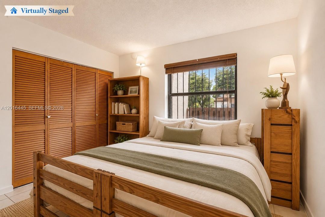 SECOND BEDROOM VIRTUALLY STAGED