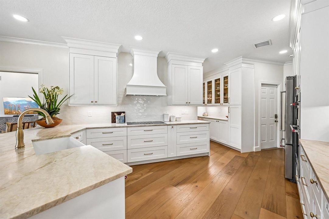 Elegant Taj Mahal quartzite countertops