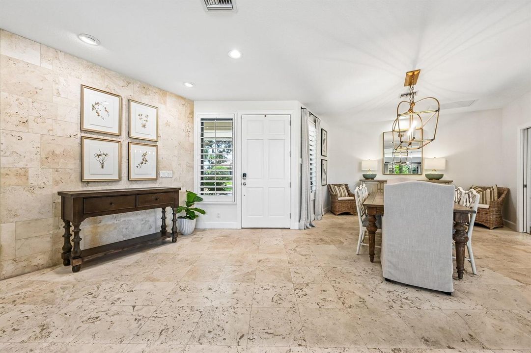 Large open foyer welcome guests