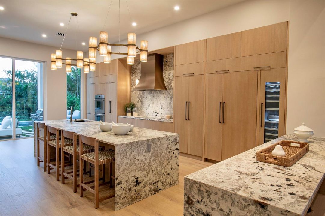 HONED BRAZILIAN GRANITE THROUGHOUT