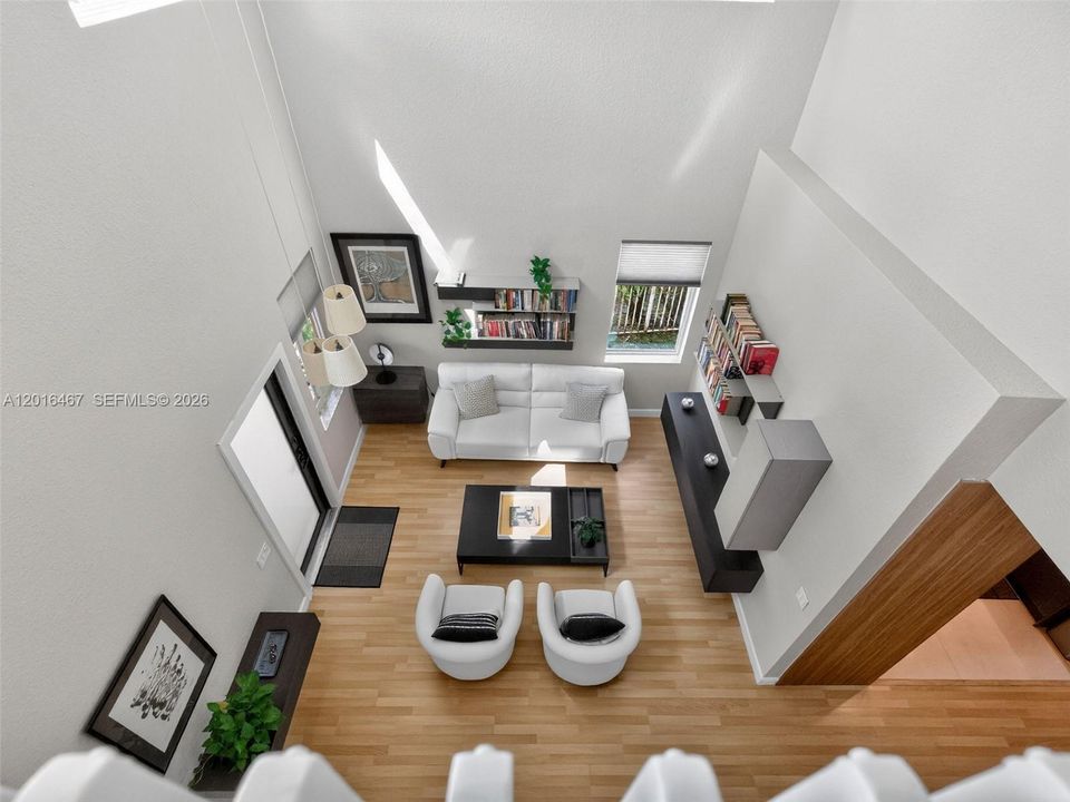 Overview from hallway, upstairs.