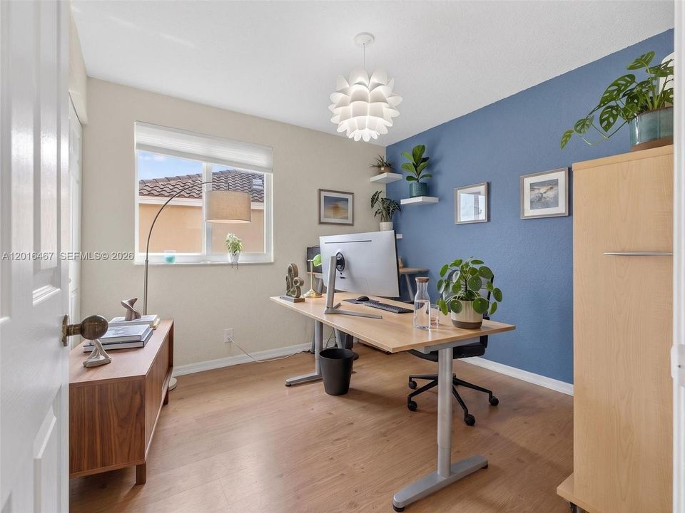 2nd Bedroom, currently used as an office.