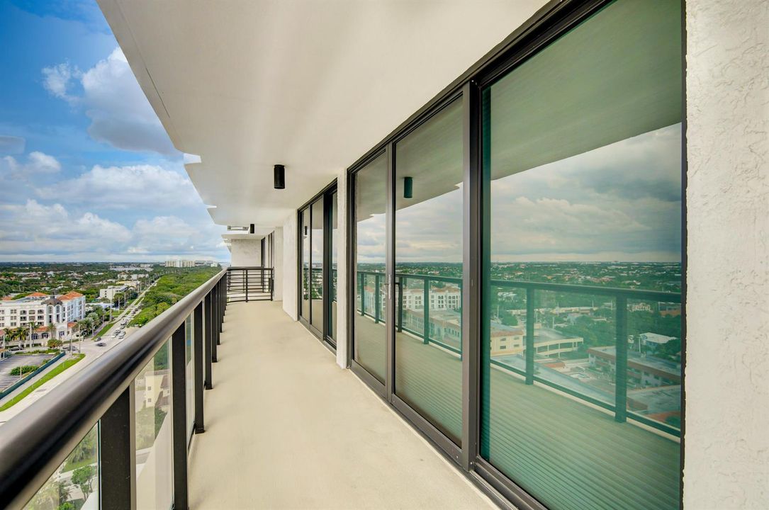 West Balcony facing North