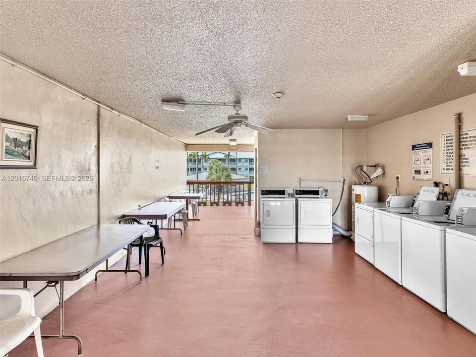 Located on the Same Floor, nice and clean with many machines