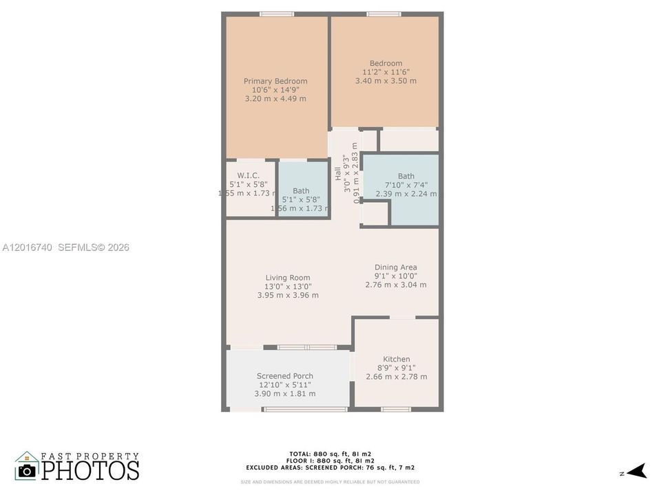 Spacious and functional layout