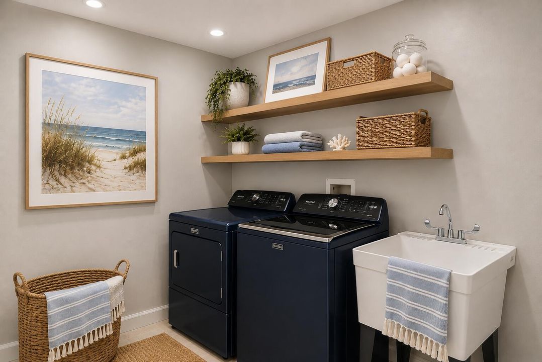 potential staged laundry room idea