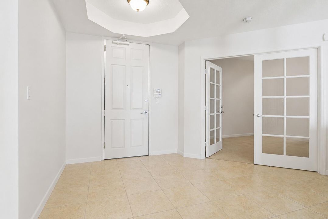 VIEW FROM HALLWAY OF ENTRY NO FURNITURE