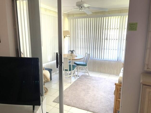 Enclosed Florida room view