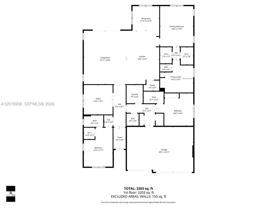 For Sale: $600,000 (3 beds, 3 baths, 2807 Square Feet)