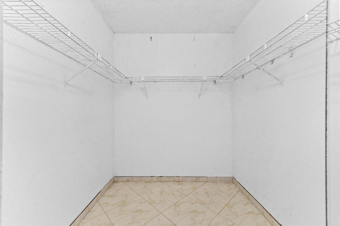 Primary closet