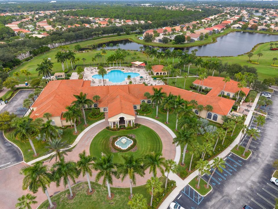 Aerial of Clubhouse & pool